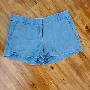 J.Crew Size 10 Chambray Shorts